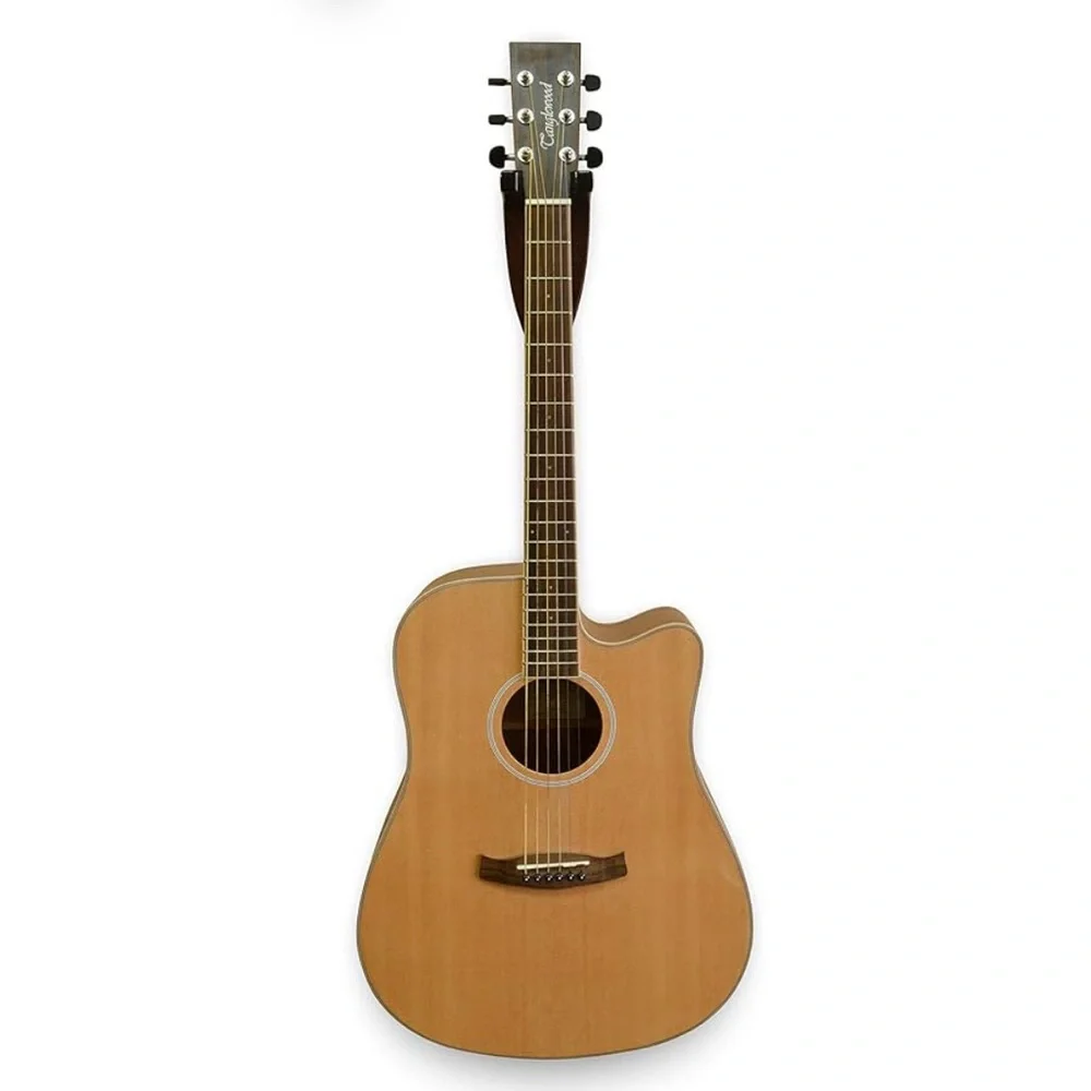 TESLYAR Ash Wood Guitar Wall Mount‎ – Black (Universal)